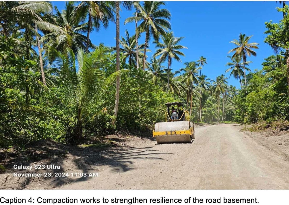 Australian-supported Malaita South Road Emergency Road Repairs Completed