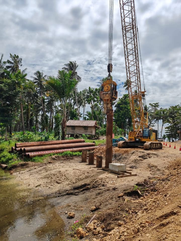 Construction of Su'u Harbour and Bira Bridges in Malaita Making Good Progress