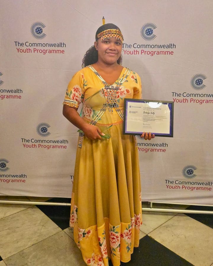 BETHALYN KELLY PACIFIC REGIONAL WINNER FOR THE COMMONWEALTH YOUTH AWARDS 2025.