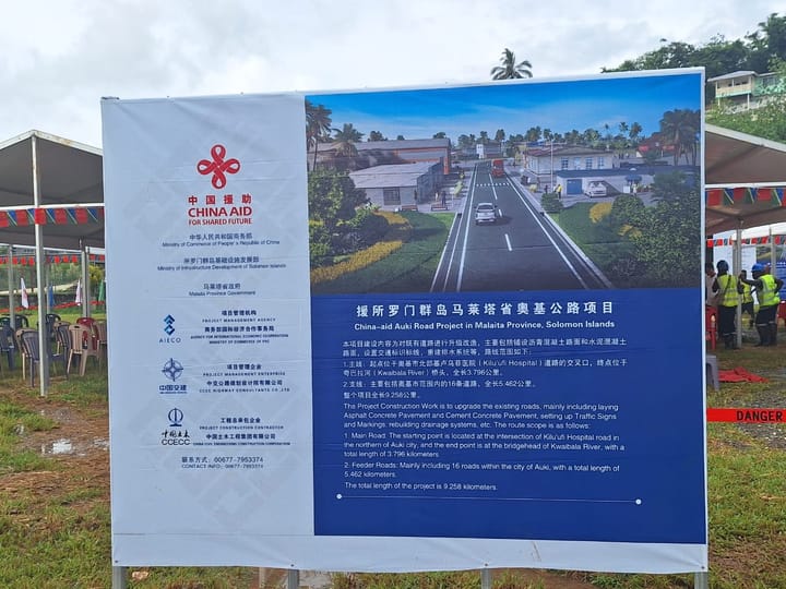 China set to launch Malaita’s first major China Aid project in Auki.