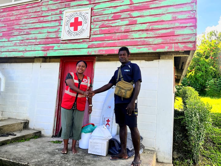 Red Cross Malaita Branch Responds to House Fire in Fiolo Village