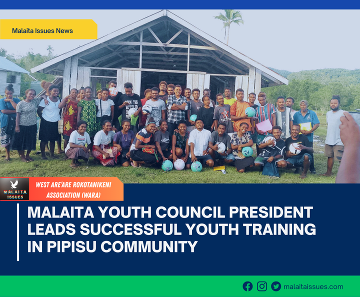 Malaita Youth Council President Leads Successful Youth Training in Pipisu Community